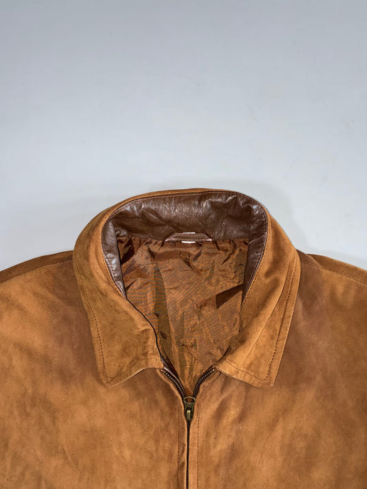 Super Premium Original Suede Leather Jacket (L)