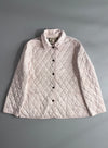 Burberry Quilted Jacket – Blush Pink, House Check Lining, Made in England women’s (L)
