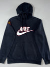 Vintage Nike Big Swoosh Black Hoodie — (M)