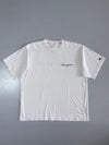 Champion White Script Logo T-Shirt – Size (XL)