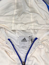 Adidas ClimaProof Colorblock Hooded Windbreaker Jacket (White/Blue/Pink) – Size (XS)