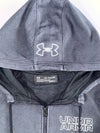 Under Armour “UNDR ARMR” Spellout Full Zip Hoodie  Black,(L)