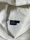 Devil Jizo Bosatsu Japanese Embroidered Hoodie (White) (L)
