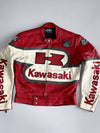 Vintage Segura X Kawasaki Original Pure Leather Racing Jacket - Made In France (M)