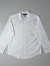 Tommy Hilfiger White Textured Stripe Button-Up Shirt (XL)
