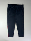 Vintage Kappa Track Pants – Black/Red Piping (W:38) (L:39)