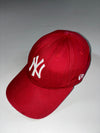 Vintage New Era Red NY Yankees Baseball Cap (Adjustable)