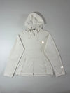 Vintage The North Face White Hooded Softshell Jacket Women’s (L)