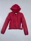 Tommy Jeans (Tommy Girl) | Full-Zip Hoodie | Maroon Red (S)