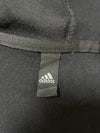 Adidas Black Zip-Up Hoodie – Sleeve Logo (XL)