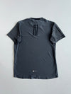 Adidas Training Performance Tee Reflective Logo – Charcoal Grey – (M)