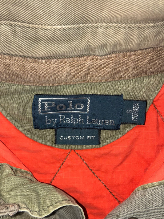 Polo Ralph Lauren | Olive & Blue Quilted Rugby (M)