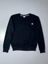 Champion Small-C Crewneck Sweatshirt Black (M)