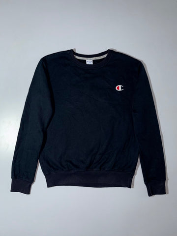 Champion Small-C Crewneck Sweatshirt Black (M)