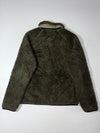 Carhartt WIP | Olive Sherpa Fleece Full-Zip Jacket | (S)