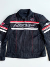 Fastlane Speed Fighter Motorcycle Racing Jacket – Black/Red (L)