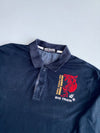 Big Train Original Brand Long Sleeve Polo Navy Tiger Graphic (2Xl)
