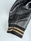 Daven Sportswear Pure Leather Bomber Jacket (L/XL)