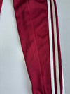 Adidas Climacool Burgundy Team Track Jacket | Vintage Full Zip 3-Stripes Jacket (M)