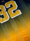 Colosseum Athletics University of Michigan Wolverines #32 Navy to Maize Gradient Fade NCAA Football Jersey (XL/2XL)
