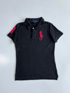 Ralph Lauren “The Skinny Polo” – Black with Red Big Pony (Xs)