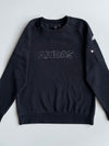 Adidas | Black Outline Logo Oversized Crewneck | (XL)