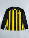 Adidas | AVV Columbia Striped Longsleeve Jersey | Black Yellow (L)