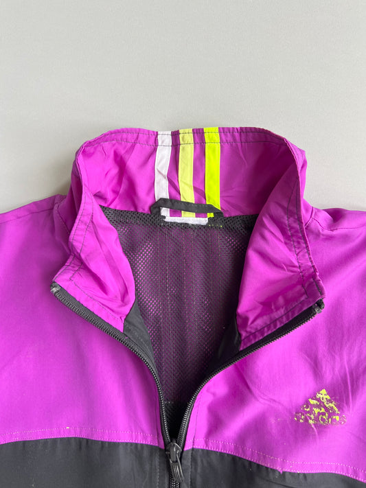 Adidas Vintage Colorblock Windbreaker Jacket (M)