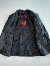 Vintage Aviatrix Black Leather Asymmetric Zip Women’s (M)
