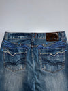 Big Spade | Y2K Embroidered Distressed Denim (W:32|L:40)