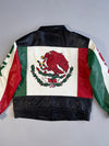 ZGenuine leather Rare Mexico leather Racing jacket Made in Italy (L/XL)