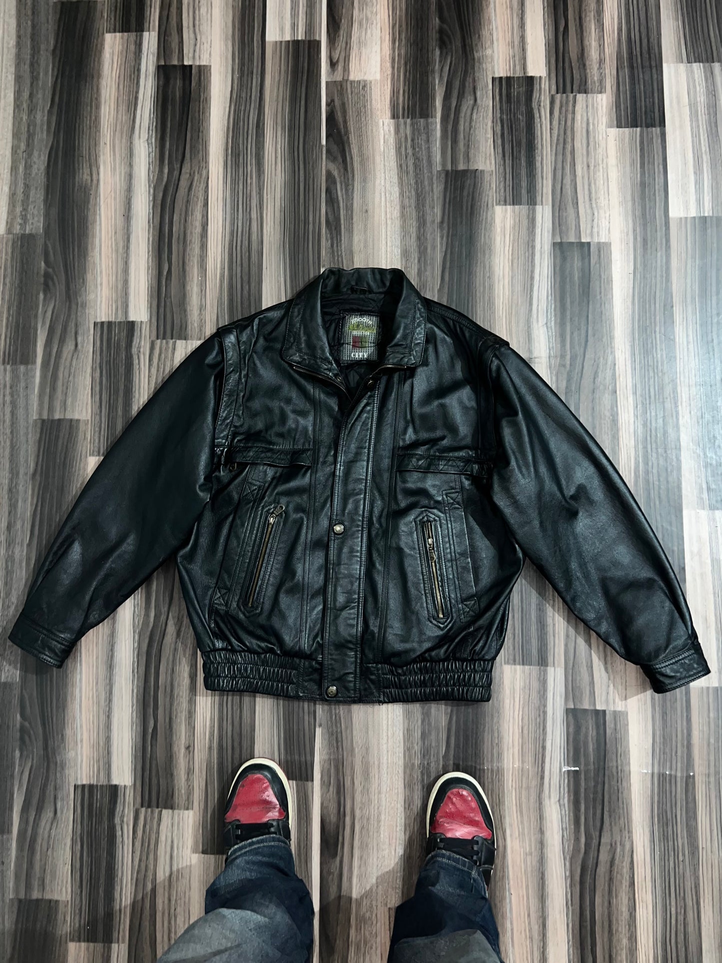 ZDetachable Sleeves Rare Original Leather (L/XL)