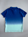 Polo Ralph Lauren Ombre Dip-Dye Short Sleeve Polo — Royal Blue/Mint (XL)