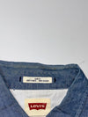 Levi’s Slim Fit Blue Chambray Western Snap Shirt (M)