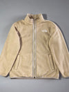 The North Face Beige Sherpa Fleece Jacket | (S)