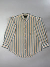 Vintage Santa Barbara Polo & Racquet Club Striped Button-Down Shirt (M)