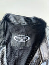 Harley Angel Black Perforated Leather Sleeveless Vest (M)
