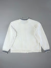 Polo Boston Union Zip-Up Bomber Sweatshirt — White / Navy | (L)