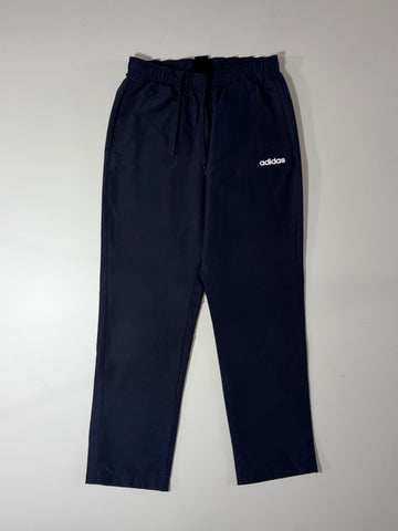 Adidas Navy Woven Mesh Lined Track Pants –  (W:30) (L:41)