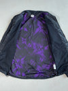 Y2K Nike Black & Purple Windbreaker Jacket – Mesh Lined – Made in Hong Kong (S)