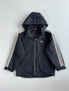 Vintage Adidas Black Hooded (Xl)