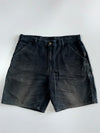 Carhartt Washed Black Carpenter Shorts (W:36 |L:20)