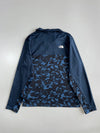 The North Face | 1/4 Zip Camo Fleece | Navy/Blue Camo (M)