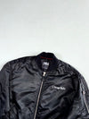 NBA Chicago Bulls Black Satin MA-1 Bomber Jacket – “Central Division 1946” Embroidered Sleeve (XL)