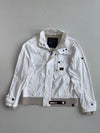 G-Star RAW Denim 3301 White Utility Bomber Jacket (M)