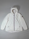 Tommy Hilfiger White Hooded Softshell Jacket with Quilted Lining (XL)