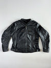 Richa Black Leather Racer Jacket (S/M)