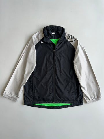 Nike | Clima-Fit Windbreaker | Black/White Neon-Lined (L)