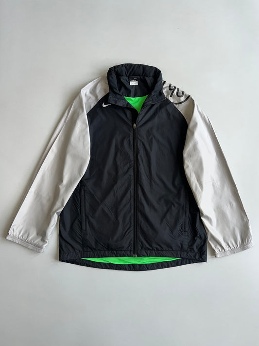 Nike | Clima-Fit Windbreaker | Black/White Neon-Lined (L)