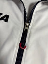 Legea White & Navy Zip-Up Track Jacket (L)